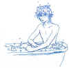 rub-a-dub-dub, Tasuki in the tub  X3